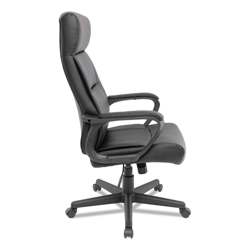 Alera® Oxnam Series Fixed Arm Polyurethane Task Chair, Black (ALEON41B19)