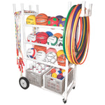 Champion Sports All-Terrain Heavy-Duty Cart, White (CHSTWCART)