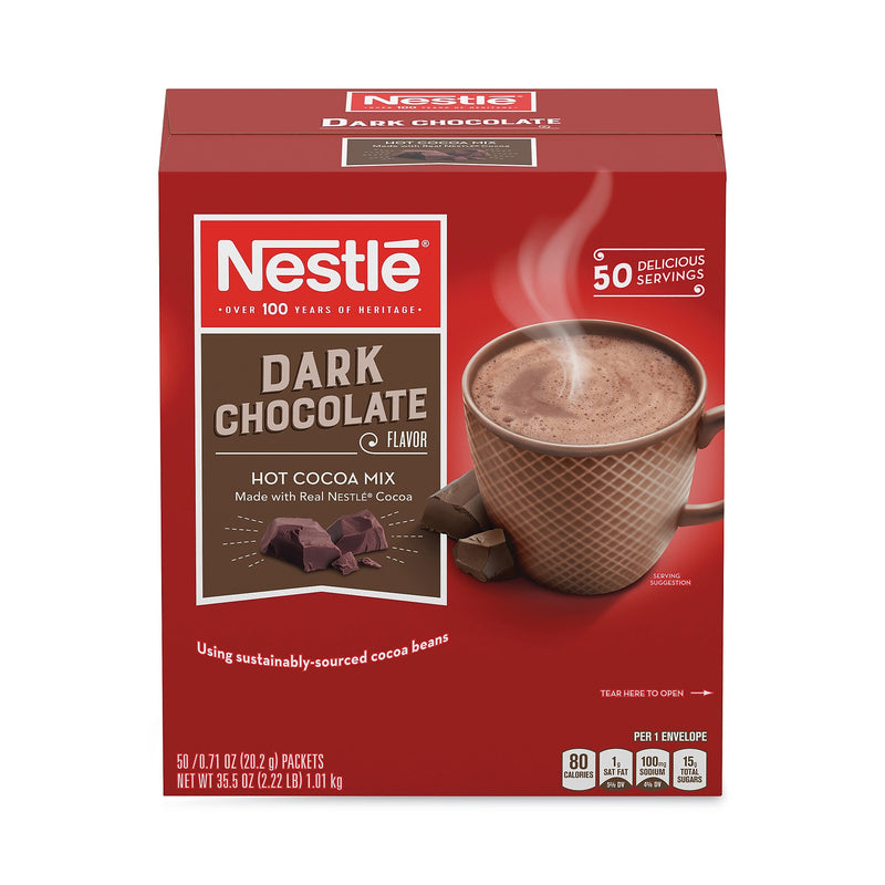 Nestlé Dark Chocolate Hot Cocoa Mix, 0.71 oz., 300/Carton (NES70060CT)