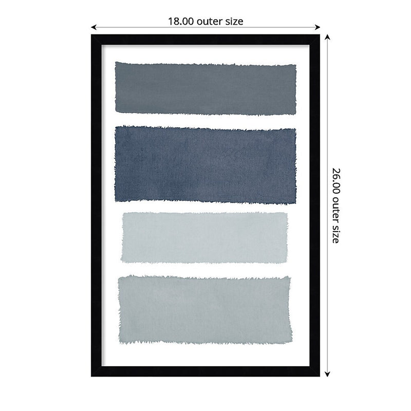 Amanti Art Painted Weaving I Gray by Piper Rhue Wood Framed Wall Art Print, 18" x 26" (A42675461072)