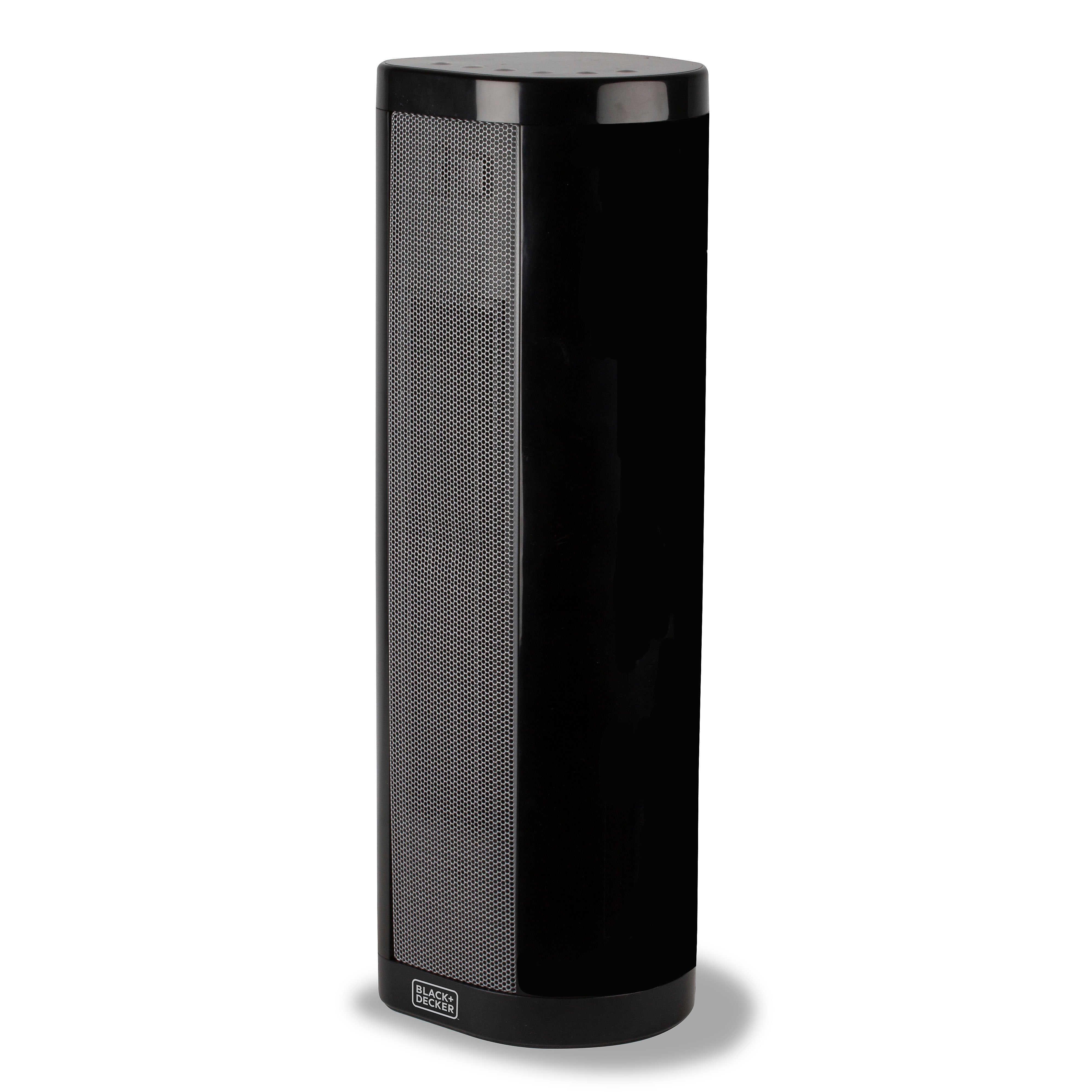 Black & Decker 1500-Watt Portable Ceramic Electric Tower Heater, Black (BHVHC15)