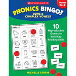 Scholastic Teaching Solutions Phonics Bingo: Long & Complex Vowels Activity Book (SC-9781546106500)