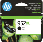 HP 952XL Black High Yield Ink Cartridge, Prints Up to 2,000 Pages (F6U19AN#140)