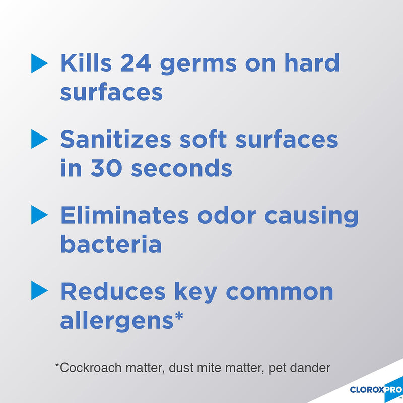 CloroxPro Clorox 4 in One Disinfectant & Sanitizer, Citrus, 14 oz. Can (31043)