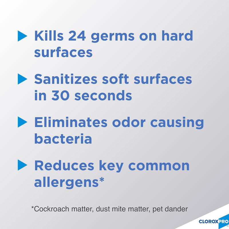 CloroxPro Clorox 4 in One Disinfectant & Sanitizer, Citrus, 14 oz. Can (31043)