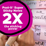 Post-it Recycled Super Sticky Pop-up Notes, 3" x 3", Wanderlust Pastels Collection, 70 Sheets/Pad, 18 Pads/Pack (R330-18SSNRPCP)