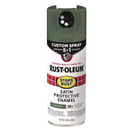 Rust-Oleum Stops Rust Protective Enamel Spray Paint, Satin Earthy Green, 12 oz. (383421)