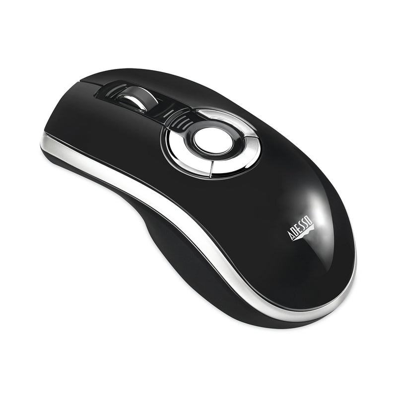 Adesso Air Elite Wireless Ambidextrous Mouse, Black (ADEIMOUSEP20)