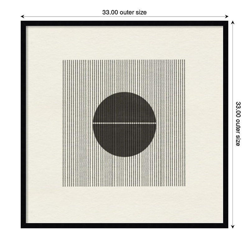 Amanti Art Paper Object No 5 by The MIUUS STUDIO Wood Framed Wall Art Print, 33" x 33" (A42675549502)