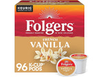 Folgers French Vanilla Coffee, Keurig K-Cup Pod, 96/Carton (6661CT)
