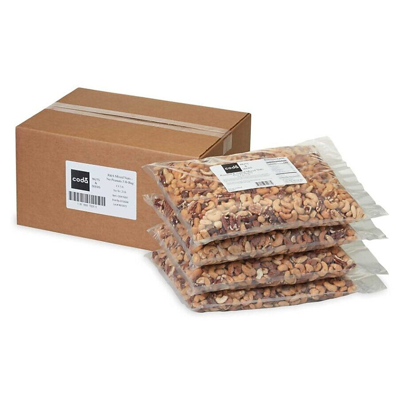 Mountain Manufacturing Roasted & Salted Mixed Nuts, 80 oz., 4/Carton (79292)