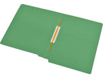 Medical Arts Press Reinforced End Tab File Folder, Straight Cut, Letter-Size, Green, 50/Box (S-09167-GRN)