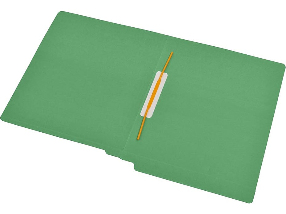 Medical Arts Press Reinforced End Tab File Folder, Straight Cut, Letter-Size, Green, 50/Box (S-09167-GRN)