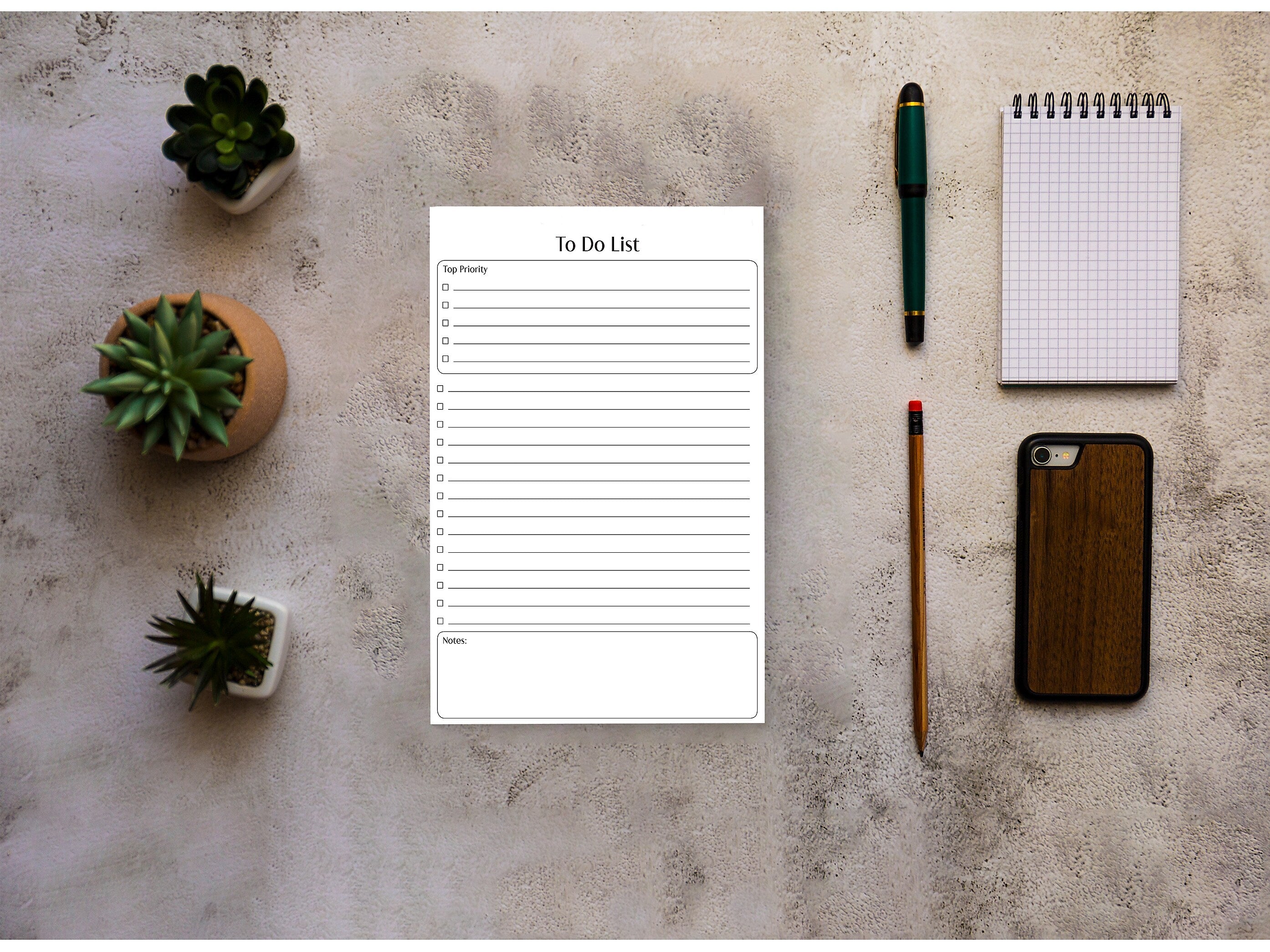 Better Office To-Do List Notepad, 5.5" x 8.5", Ruled, White, 50 Sheets/Pad, 2 Pads/Pack (25834-2PK)