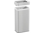 HLS Commercial Stainless Steel Trash Can with Open Lid, 21-Gallon, Silver (HLS21UOT)