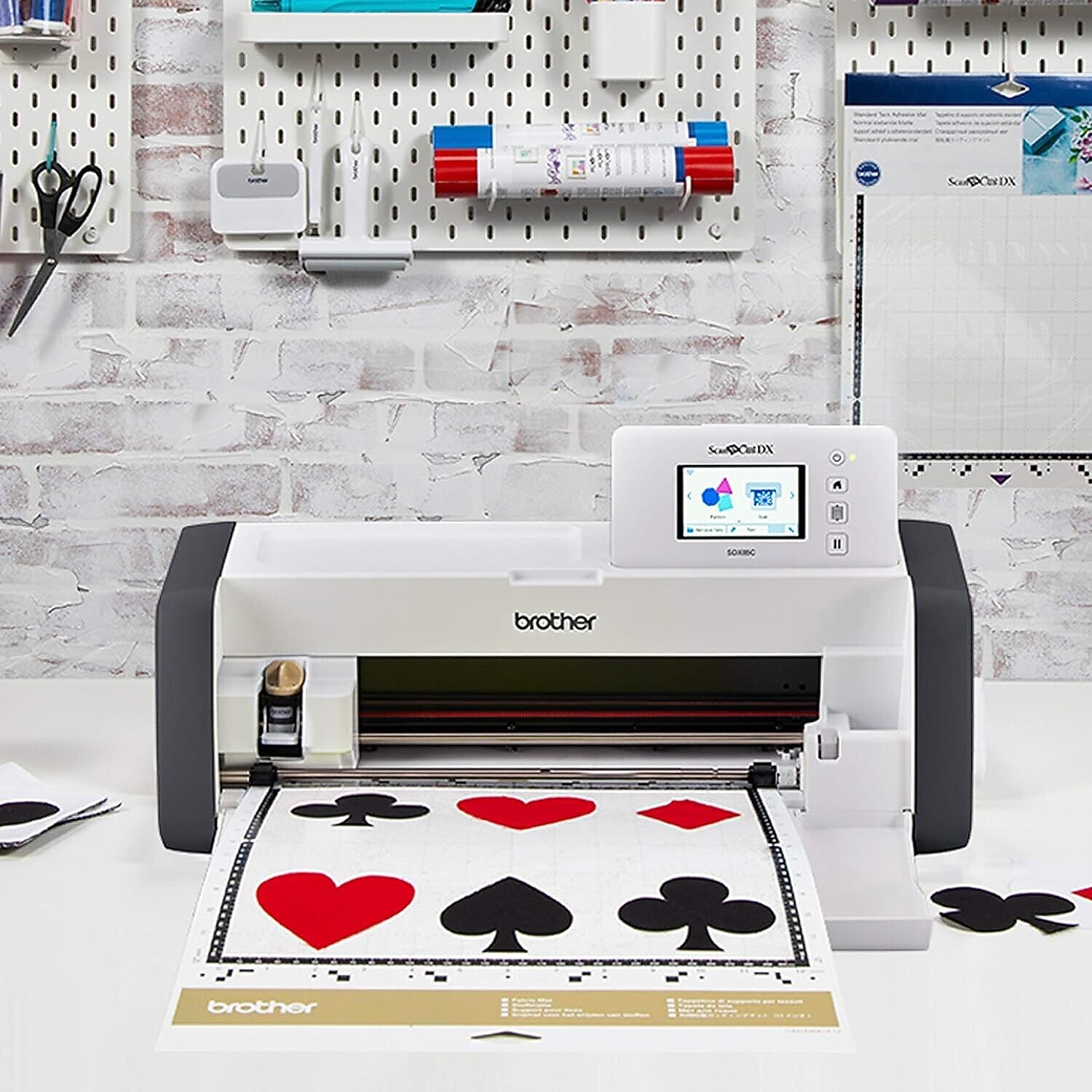 Brother ScanNCut DX Die Cutting Fabric Mat, 12" x 12" (CADXMATF12)