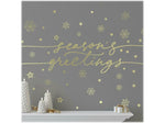 RoomMates Season's Greetings Contemporary Wall Decal Set, Holiday (RMK4837GM)