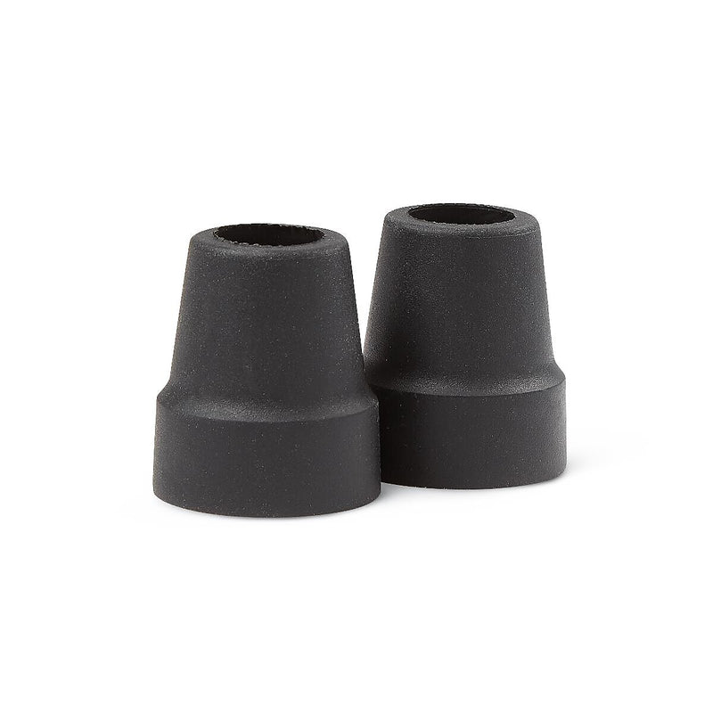 Medline Replacement Large Base Quad Cane Tips, 5/8", Black, 12/Pack (MDS86425W)
