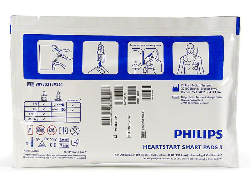 Philips HeartStart FRx SMART Pads II Multifunction Defibrillator Pads (989803139261)