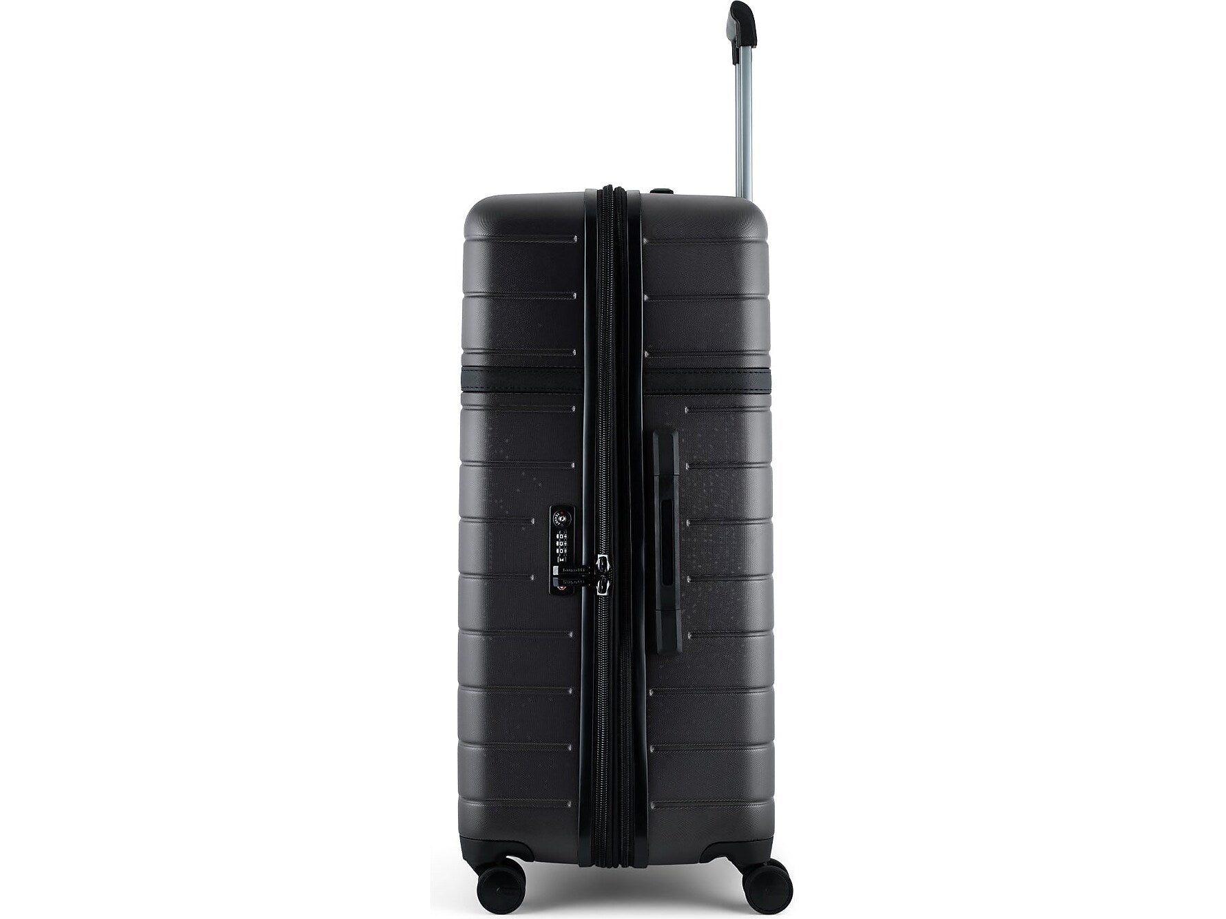 Bugatti Hamburg 30" Hardside Suitcase, 8-Wheeled Spinner, TSA Checkpoint Friendly, Charcoal (HLG4528BU-CH)