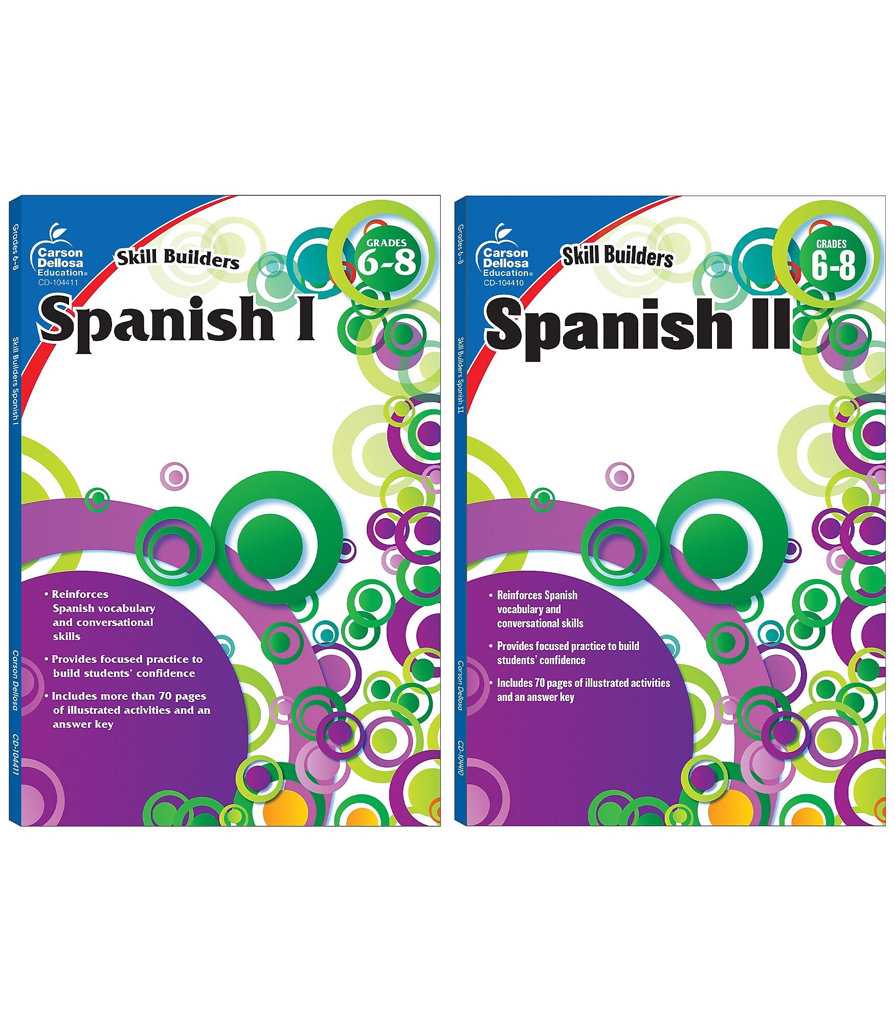 Book Set Skill Builders Spanish Grades 6-8