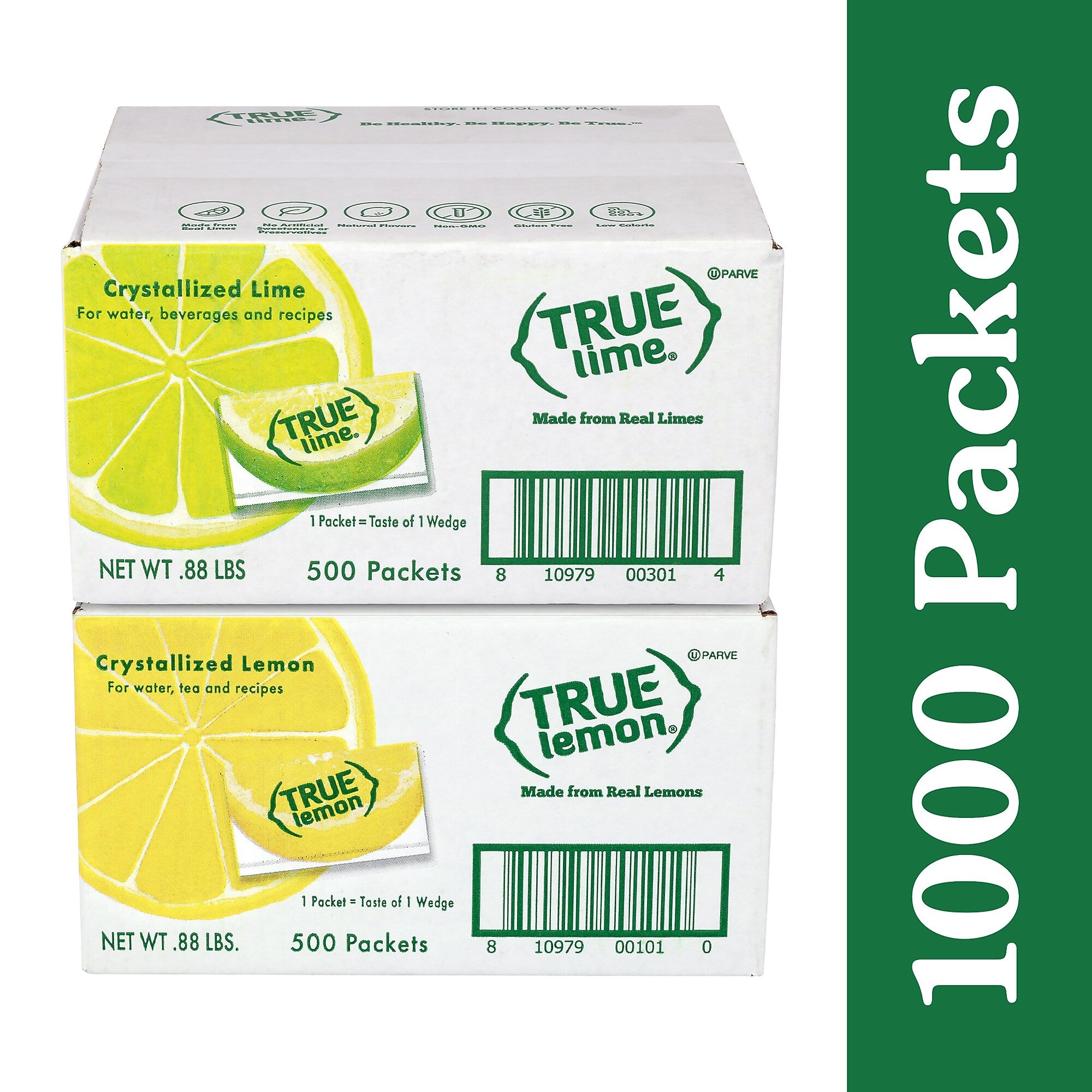 True Lime and True Lemon Variety Pack, 1000/Pack (600-04095)