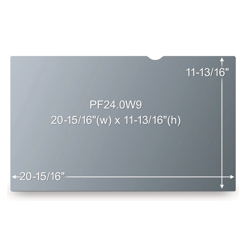 3M Anti-Glare Privacy Filter for 24" Widescreen Monitor, 16:9 Aspect Ratio (PF240W9B)
