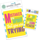Barker Creek Keep On Trying Motivational Art Prints & Posters Set, 6/Set (4209)