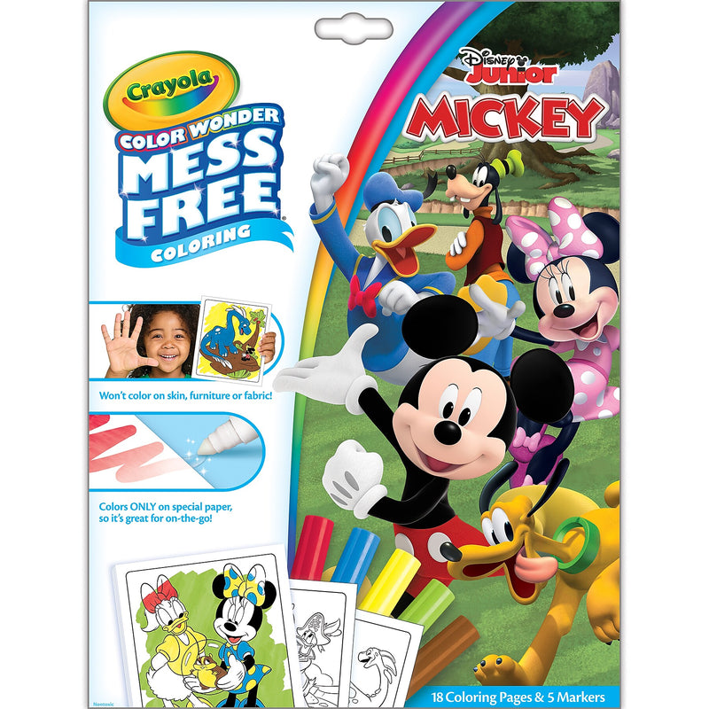 Crayola Color Wonder: Mickey Coloring Book, 18 Pages, 2 Sets/Bundle (BIN757006-2)