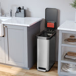 iTouchless SoftStep Stainless Steel Step Trash Can, 13.2 Gallon (PP13ESB)