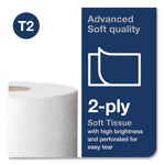 Tork Toilet Paper, Jumbo Roll, White, 1075 Sheets/Roll, 12/Casrton (TRK11020602)