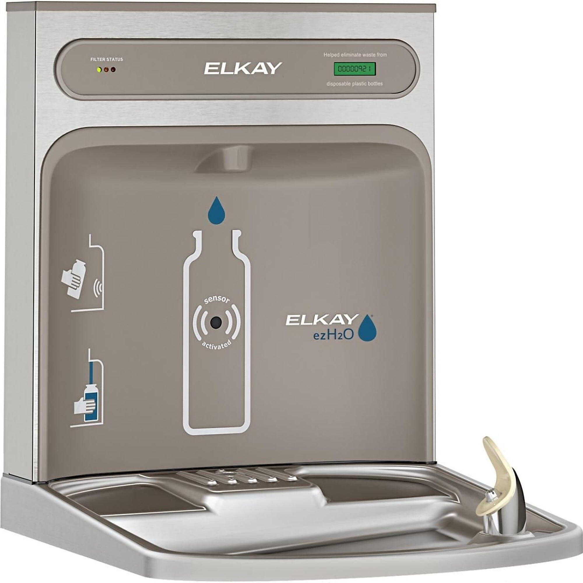 Elkay EZH2O Bottle Filling Station Retrofit Kit,  Stainless Steel (LZWSRK)