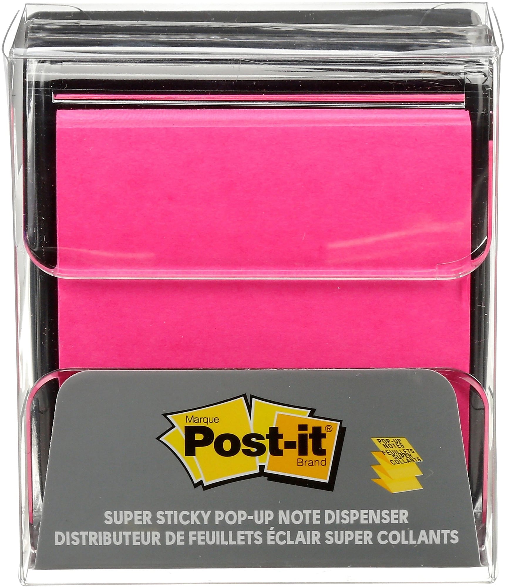 Post-it Pop-Up Notes Dispenser for 3" x 3" Notes, Black (WD-330-BK)