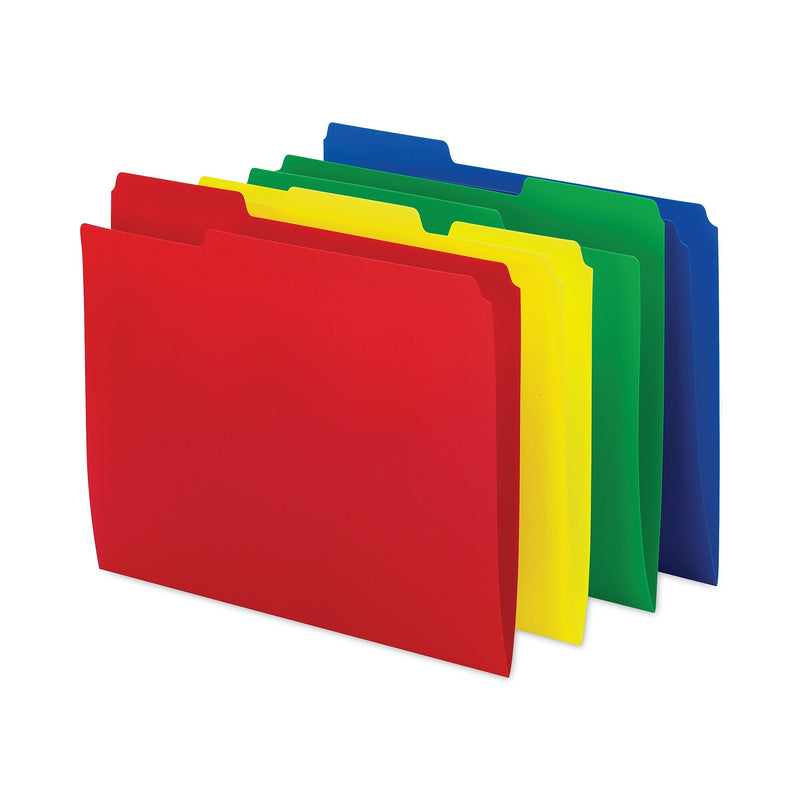 Smead File Folder, 1-Tab, Letter Size, Assorted, 12/Pack (SMD10505)