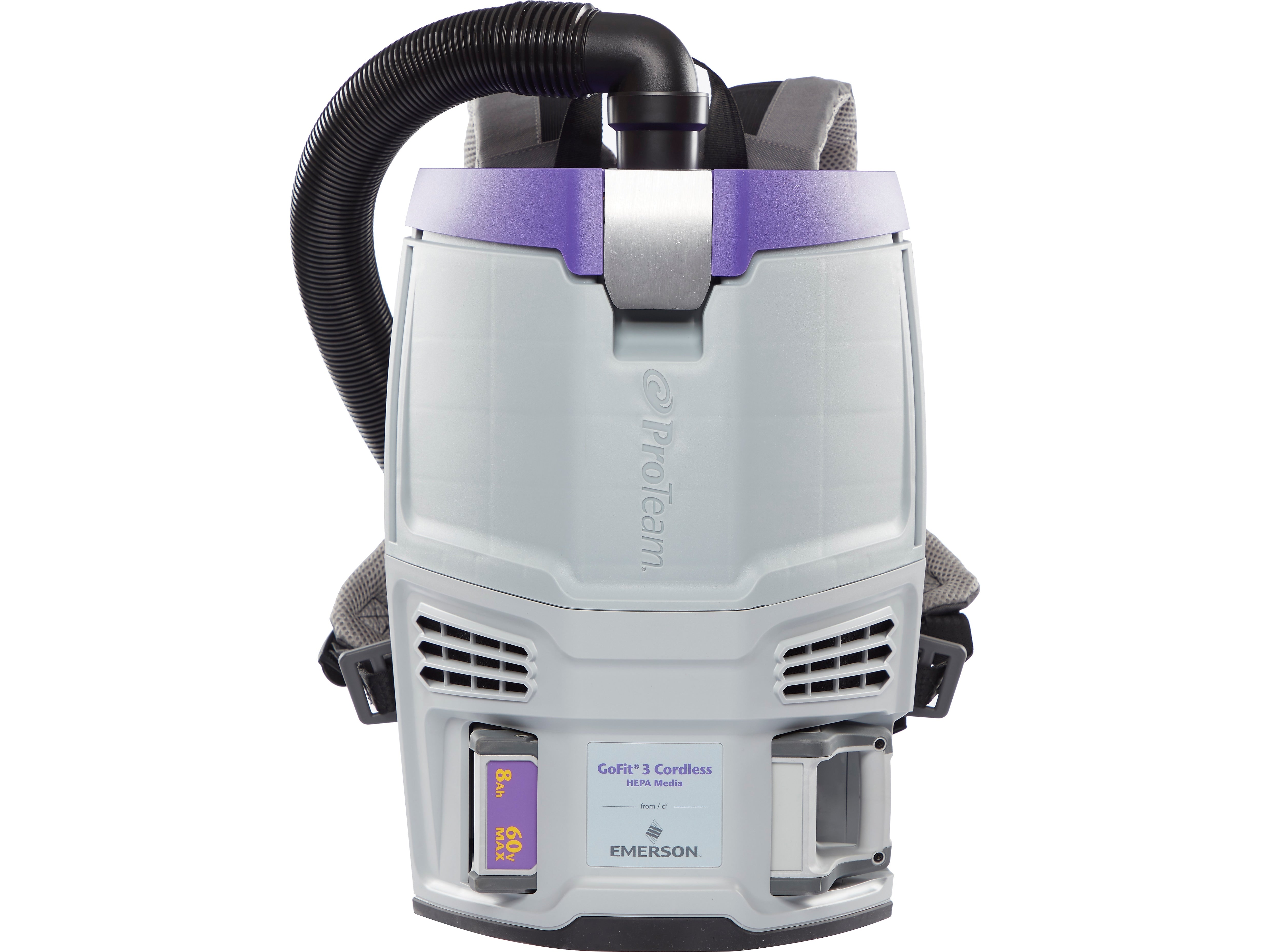 ProTeam GoFit 3 Cordless Backpack Vacuum, Gray (107778)