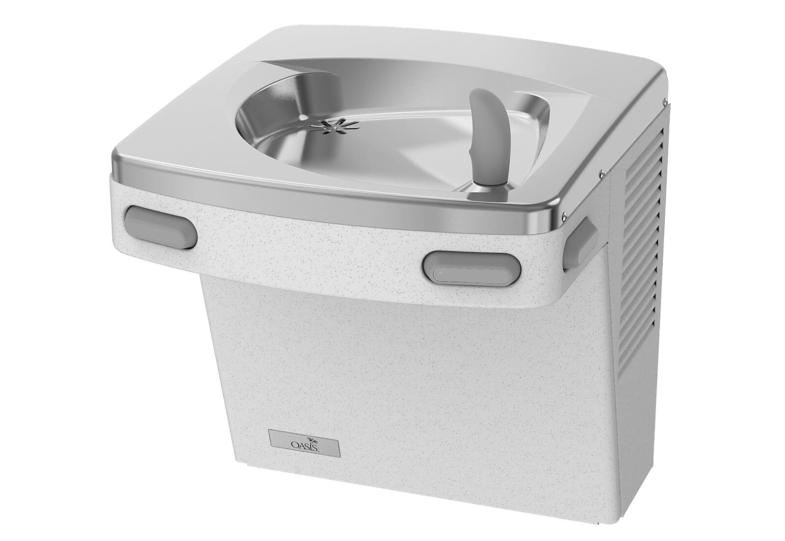 Oasis Versacooler II Single Drinking Fountain, Refrigerated 8 GPH,  Greystone (504571)