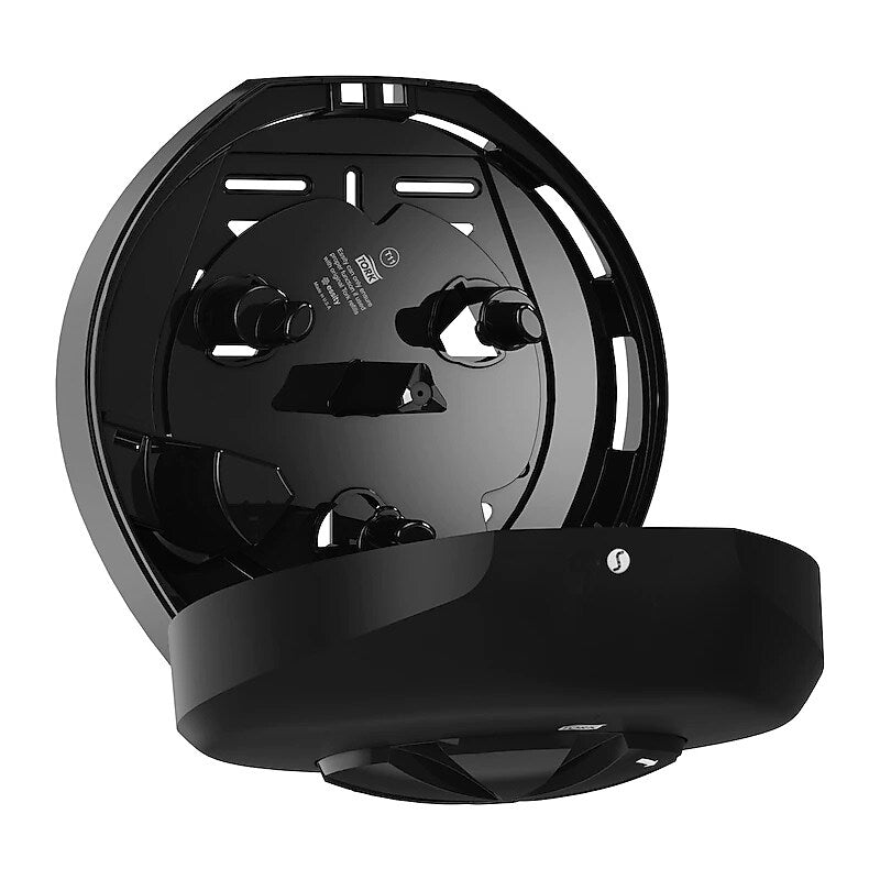 Tork 3 Roll Bath Tissue Roll Dispenser for OptiCore, 14.12 x 6.31 x 14.56, Black