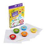 Crayola Spill-Proof Washable Paint Kit, Assorted Colors, 2 Kits/Bundle (BIN541092-2)