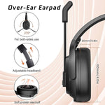 EKSAtelecom H1 Pro Telecom Bluetooth Headset, Black (T-AM01-03)