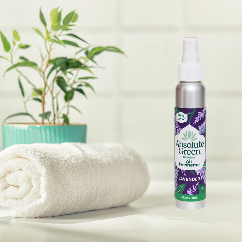 Absolute Green Air Freshener Spray, Lavender Scent, 4 Fl. Oz., 2/Pack (LAVAIR-2PK)