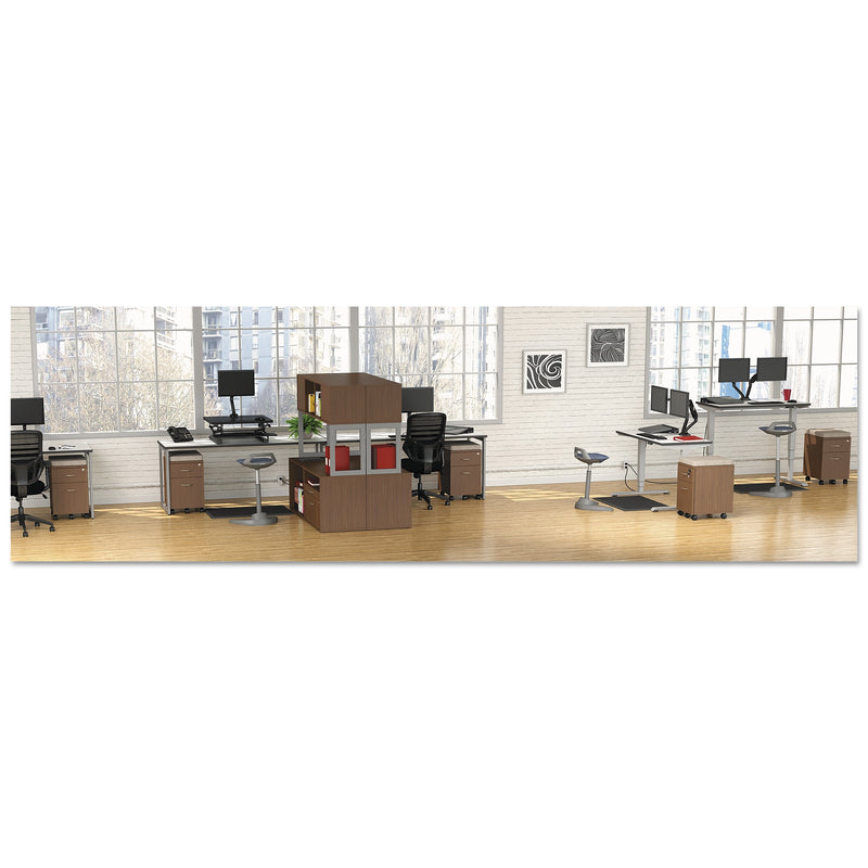 Alera® Reversible Laminate Table Top, Rectangular, 72w x 24d, White/Gray