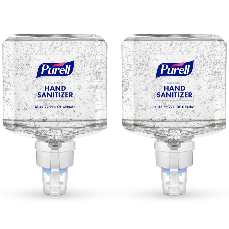 PURELL Advanced 70% Alcohol Gel Hand Sanitizer Refill for ES8 Dispenser, 1200 mL, 2/Carton (7763-02)