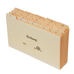 Oxford Index Card Dividers, 5" x 8", Manila, 25/Pack (B8525)