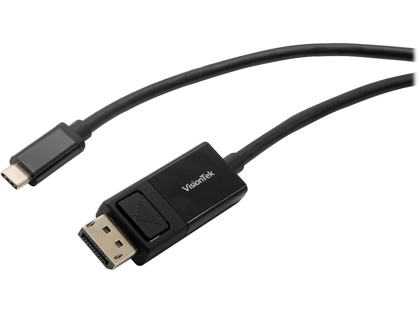 VisionTek USB-C to DisplayPort Video Cable, Male to Male, Black (901289)
