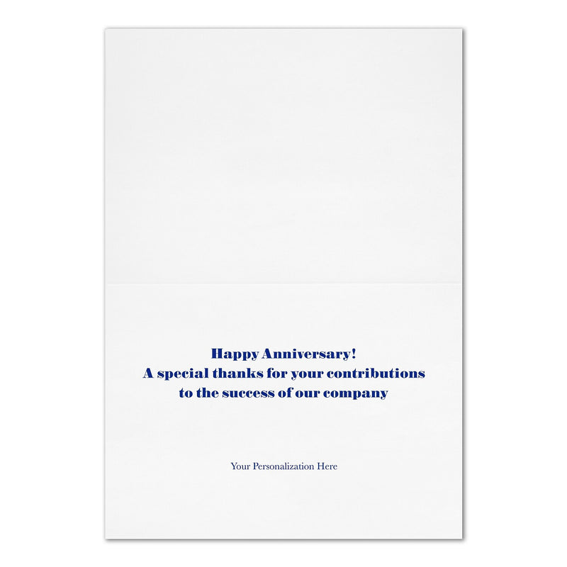 "Celebration Balloons" Anniversary Card w/ White Unlined Envelope, 25/BX
