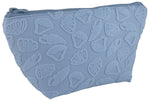 Naturally by Kingsley Cotton Toiletry Bag, Blue (TC-71)