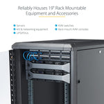 StarTech 32U Rack Mount Server Cabinet Enclosure (RK3236BKF)