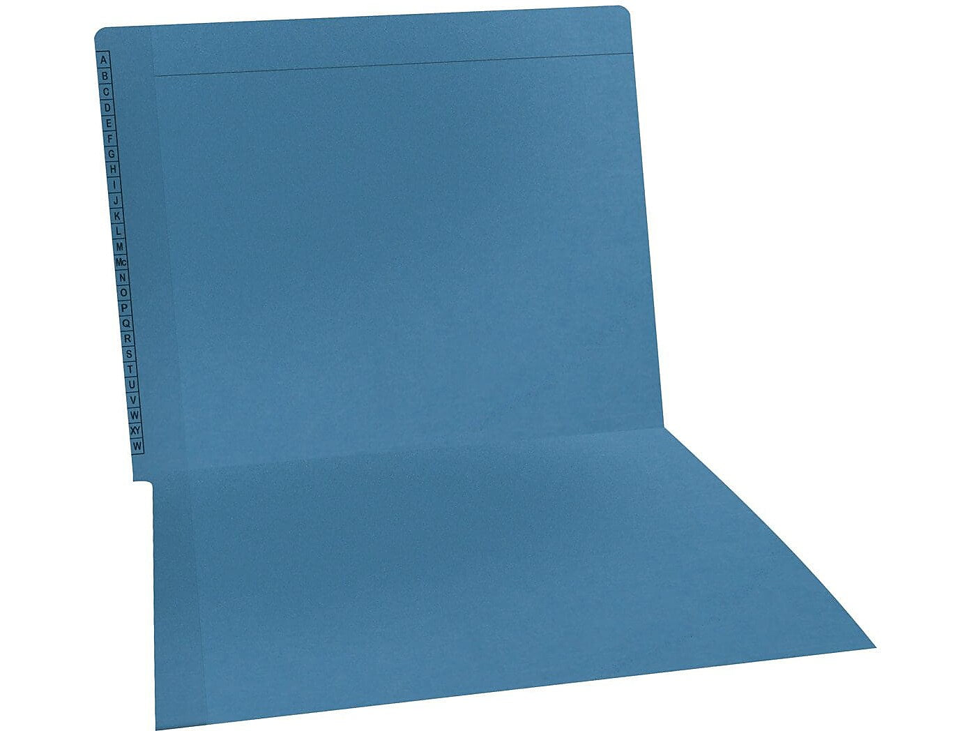 Medical Arts Press Kardex Match Reinforced End Tab File Folder, Straight Cut, Letter-Size, Blue, 100/Box (F1170-BLU)