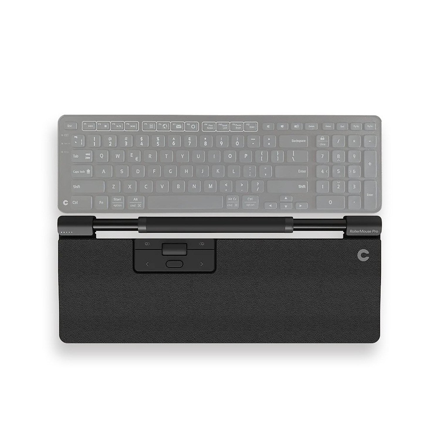 Contour Design RollerMouse Pro Vegan Leather Regular Wrist Rest, Wired, Black (CDRMPRO20210)