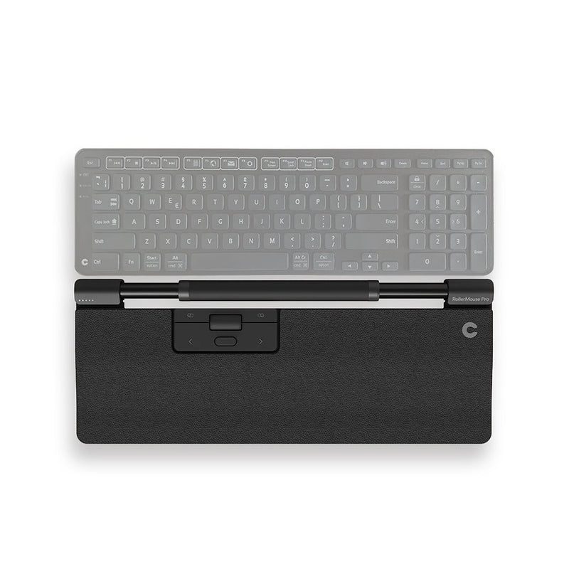 Contour Design RollerMouse Pro Vegan Leather Regular Wrist Rest, Wired, Black (CDRMPRO20210)